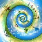 Happy Nautilus Wooden Puzzle 53pc by Zen Puzzles