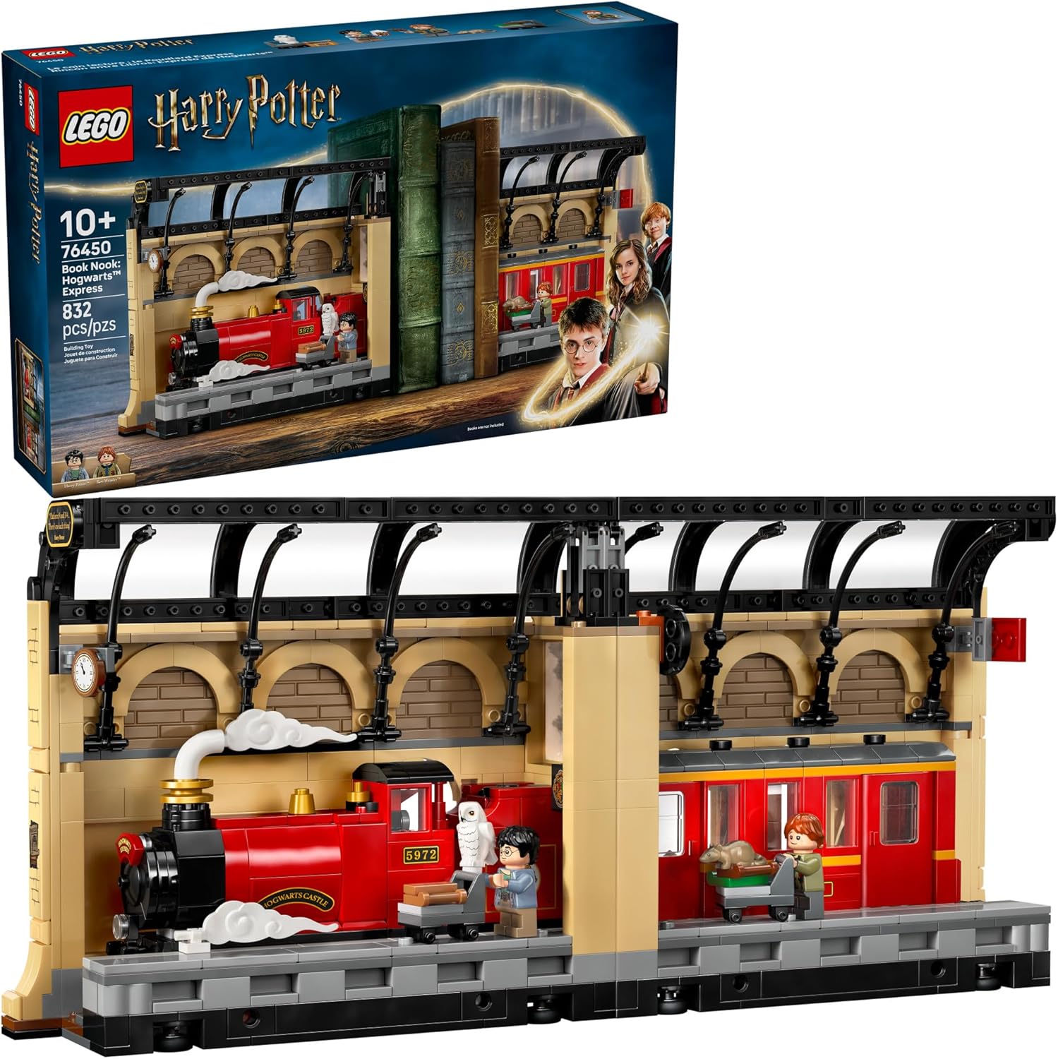 Harry Potter Book Nook: Hogwarts Express-by-Lego