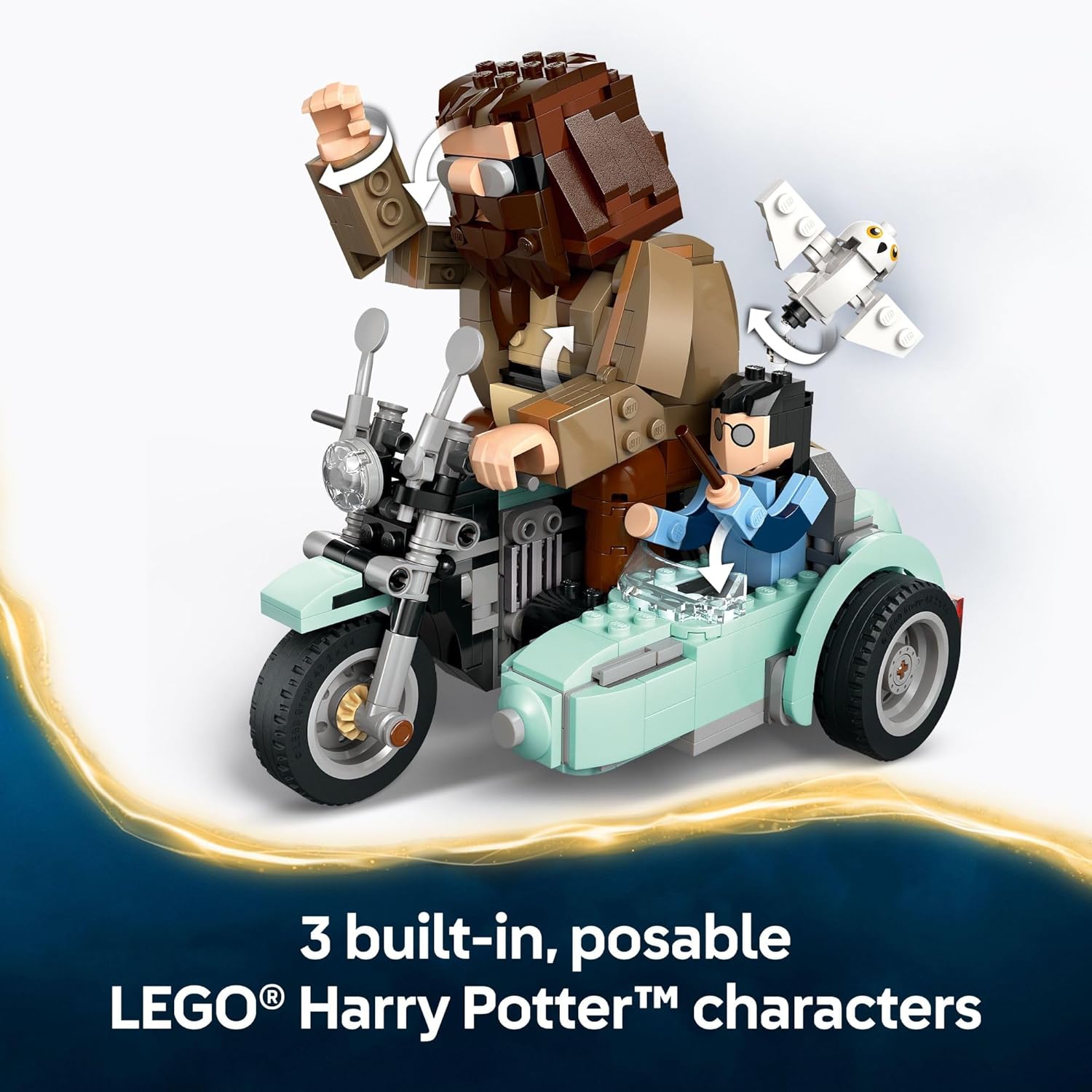 Harry Potter Hagrid & Harry's Motorcycle Ride – A2Z Science & Toys