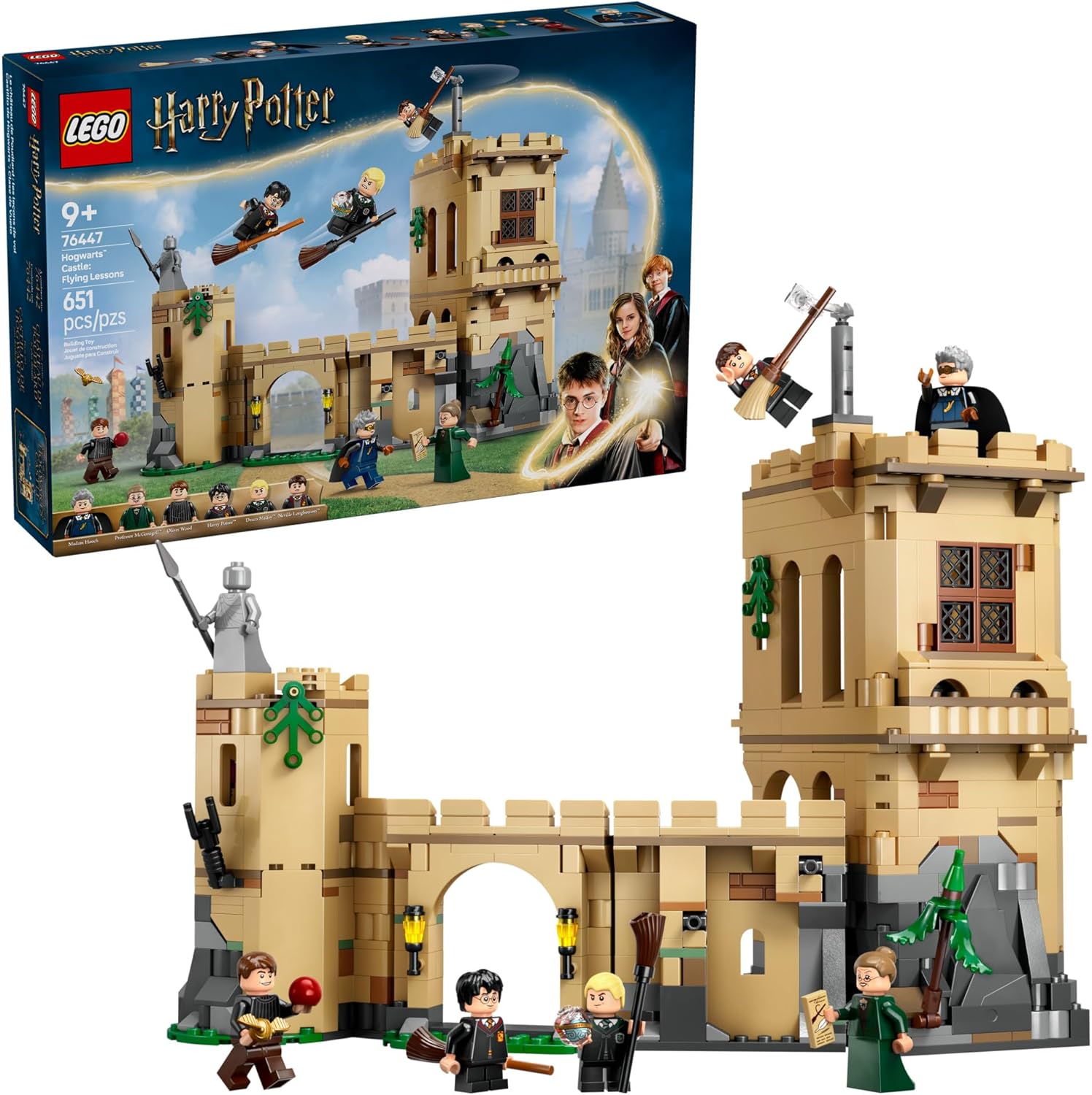 Harry Potter Hogwarts Castle: Flying Lessons-by-Lego