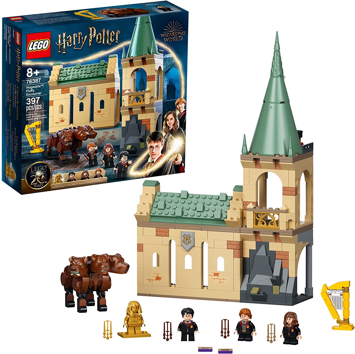 Harry Potter Hogwarts Fluffy Encounter by Lego