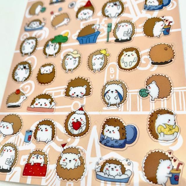Hedgehog Stickers by BC USA 1