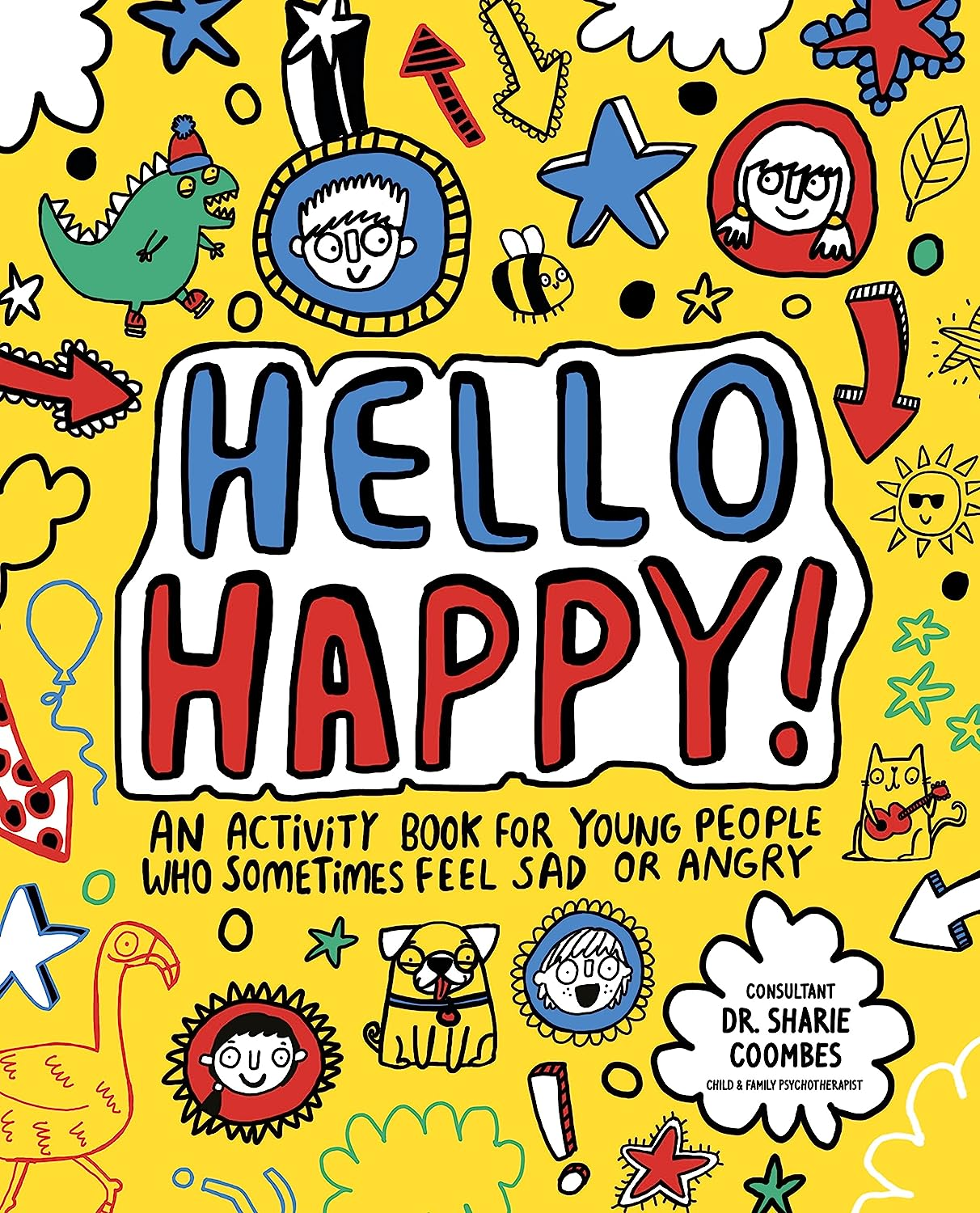 Hello Happy! Mindful Kids: An activity book for young people who sometimes feel sad or angry.-by-Kane Miller