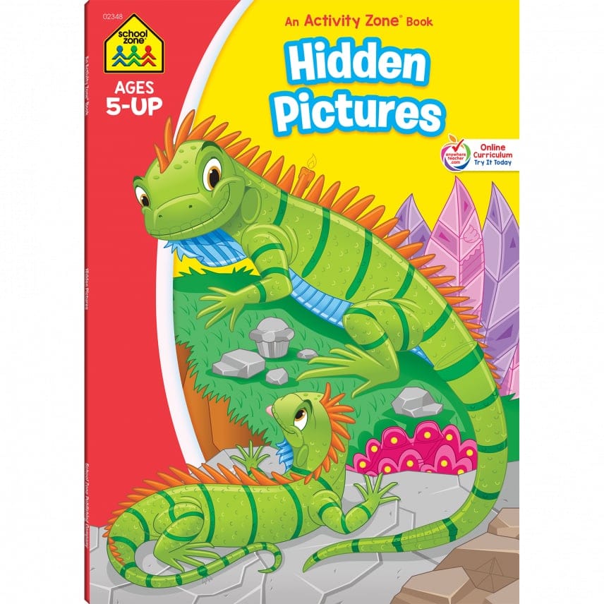 Hidden Pictures Activity Workbook by School Zone