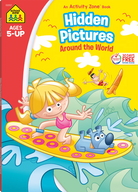 Hidden Pictures Around the World Activity Zone Workbook-by-School Zone