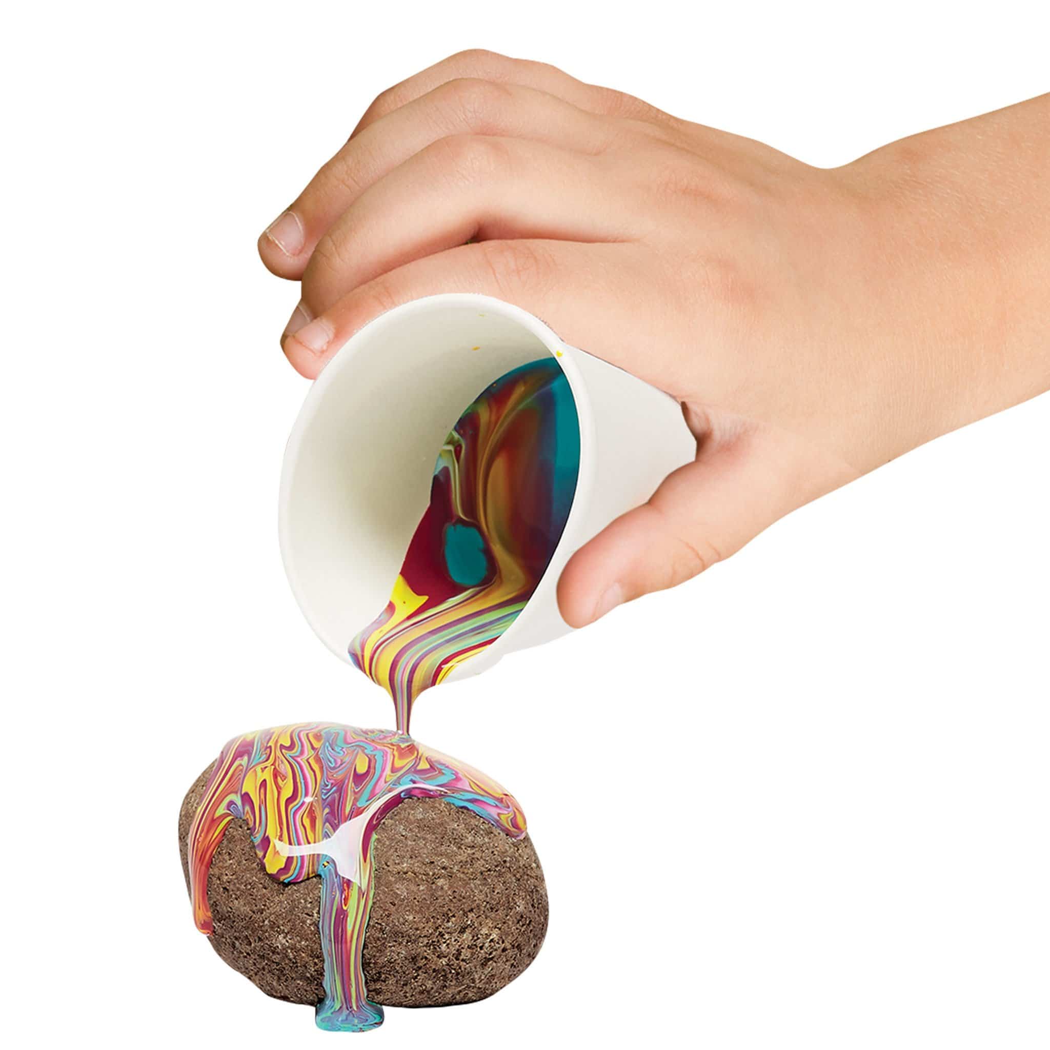 Hide Seek Paint Pour Rocks by Creativity for Kids 6