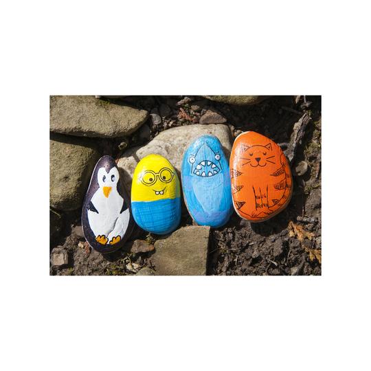 Hide and Seek Rock Painting by Creativity for Kids 2