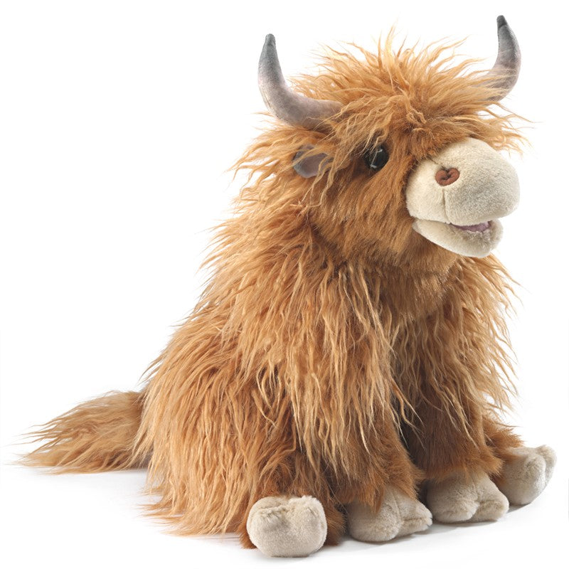 Highland Cow Puppet by Folkmanis