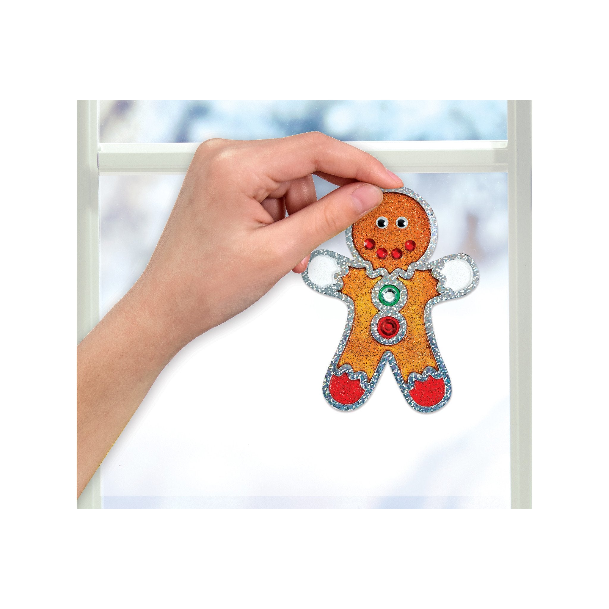 Holiday Easy Sparkle Window Art by Creativity for Kids 6