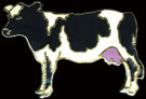 Holstein Cow Pin by WM Spear Designs