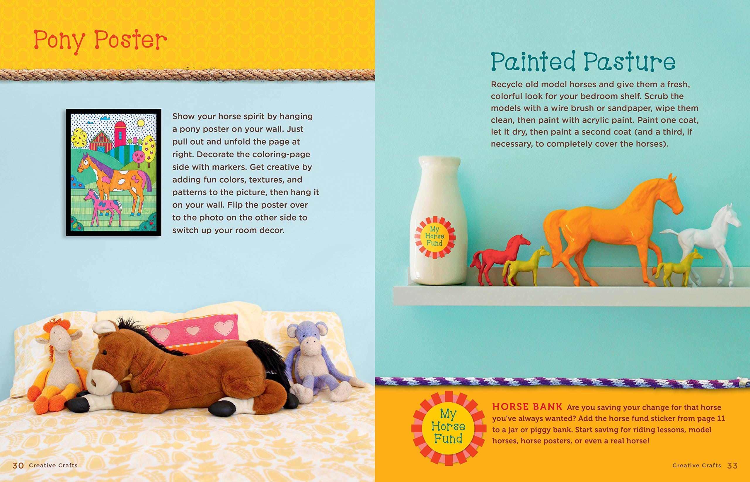 Horse Play 25 Crafts Party Ideas Activities for Horse Crazy Kids by Workman 2