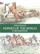 Horses of the World Coloring Book by Dover Publications