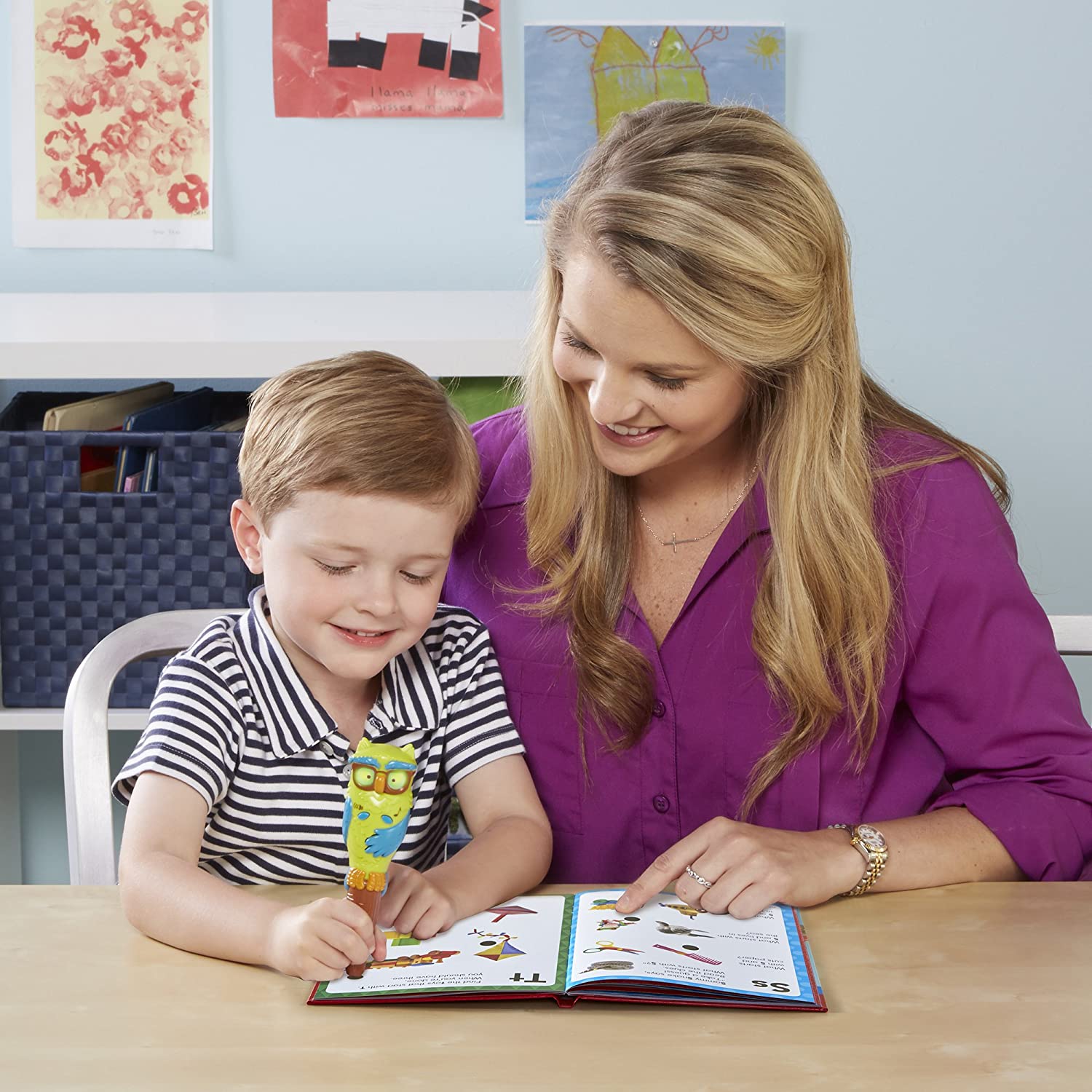 Hot Dot Jr. Lets Learn the Alphabet Interactive Book Interactive Pen Set by Educational Insights 3