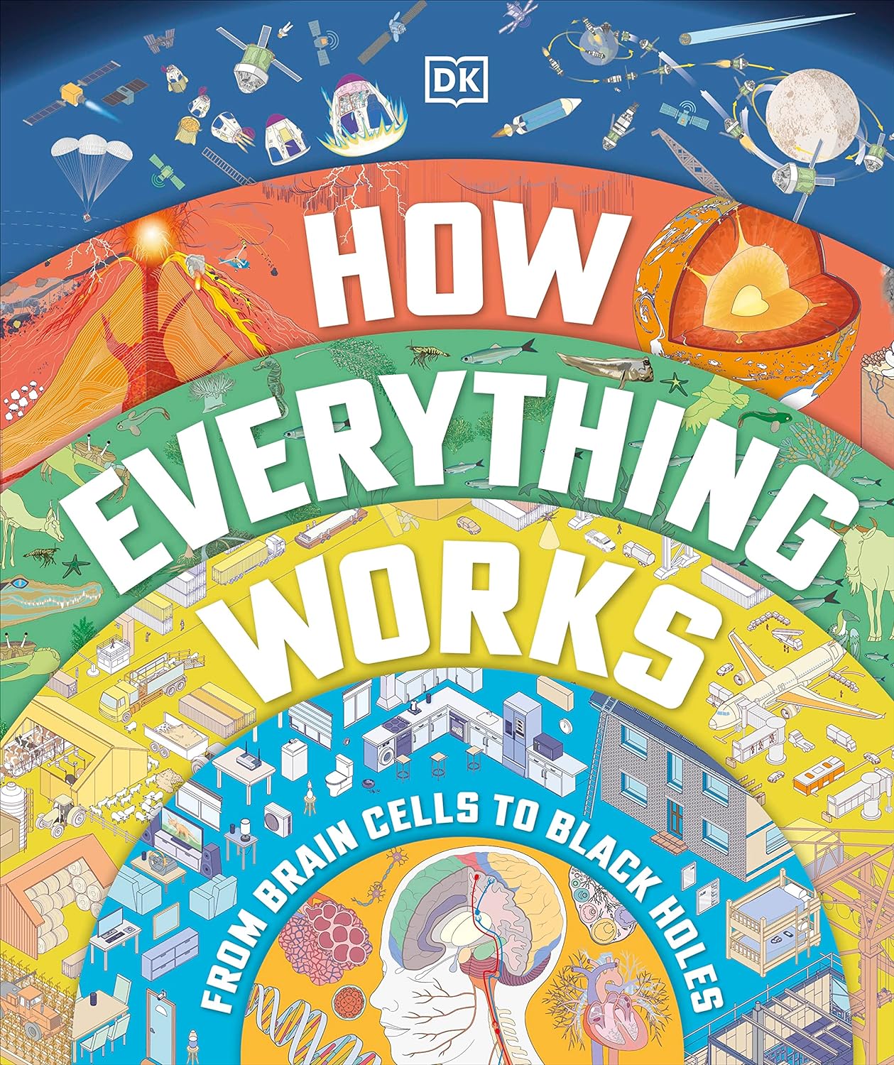 How Everything Works: From Brain Cells to Black Holes-by-DK Publishing