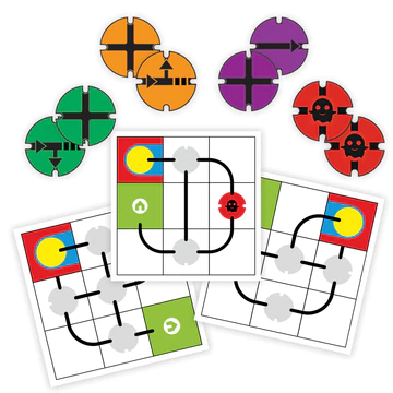 Huey The Line Tracking Color Sensing Robot by Thames Kosmos 4