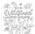 Wildflowers Adult Coloring Book by Peter Pauper Press