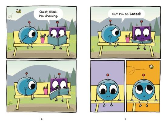 I Can Read Comics Level 2 Blink and Block Bug Each Other by Harper Collins 2