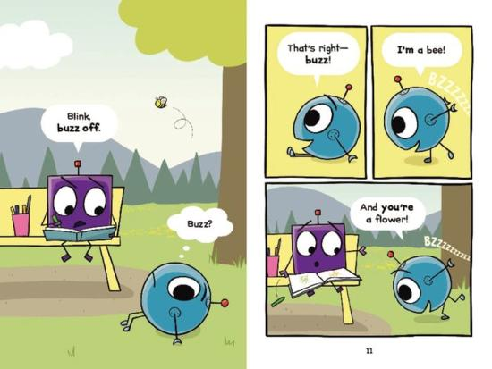 I Can Read Comics Level 2 Blink and Block Bug Each Other by Harper Collins 3