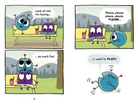 I Can Read Comics Level 2 Blink and Block Bug Each Other by Harper Collins 4