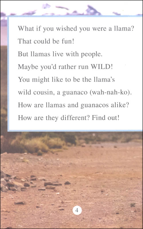 I Can Read Level 1 Ranger Rick I Wish I Was a Llama by Harper Collins 2