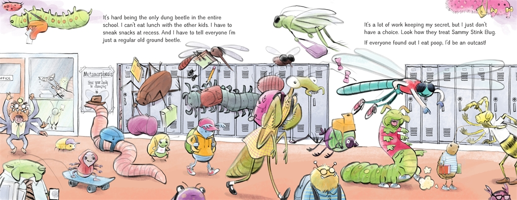 I Eat Poop. A Dung Beetle Story by Macmillan 4