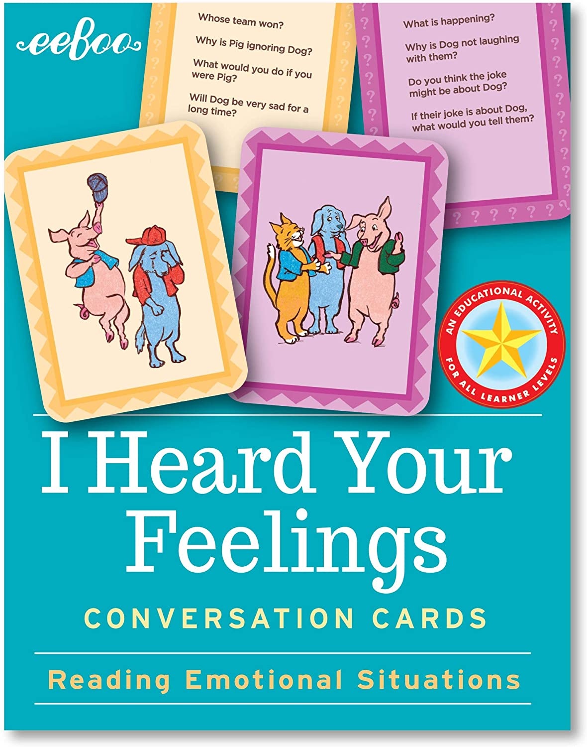 I Heard Your Feelings Conversation Cards by eeBoo