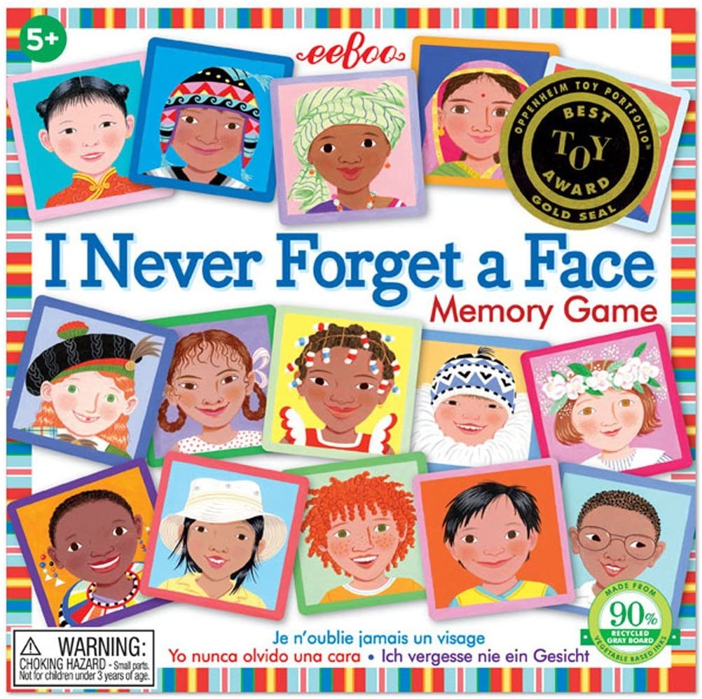 I Never Forget a Face Memory Game by eeBoo