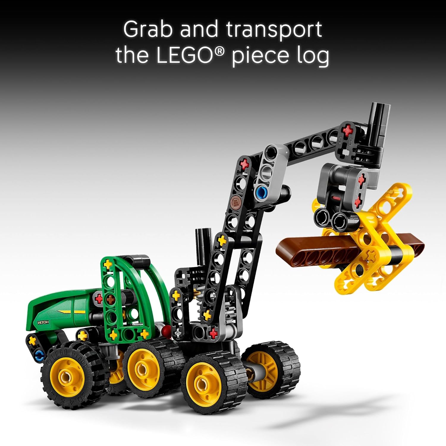 Technic John Deere 1470H Wheeled Harvester by Lego