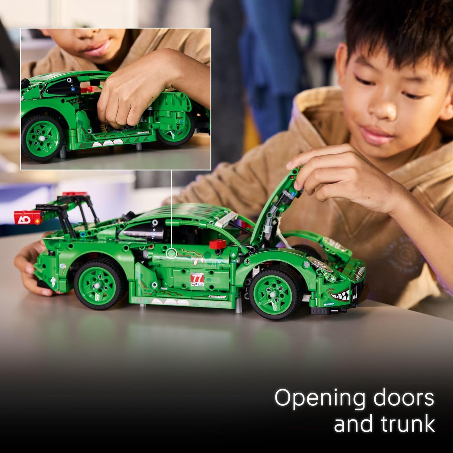 Technic Porsche 911 GT3 R Rexy AO Racing by Lego