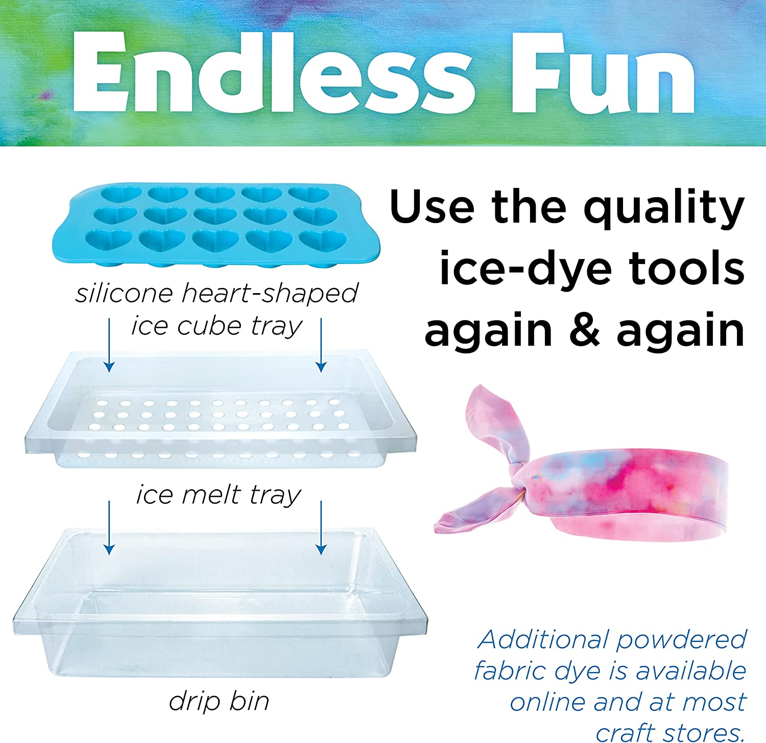 Ice Dye Headbands by Creativity for Kids 6