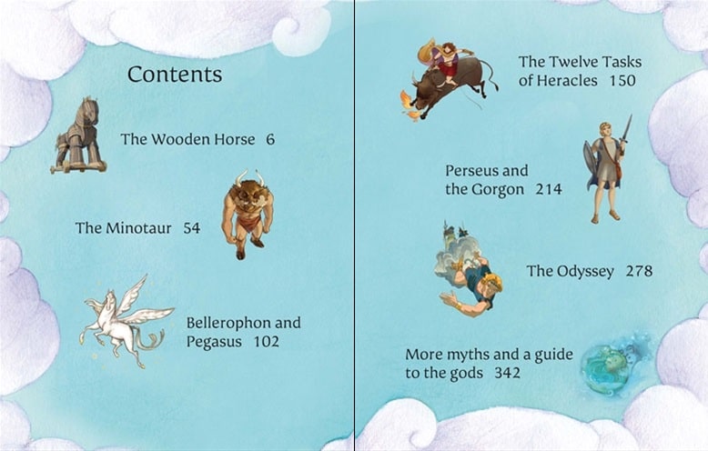 Illustrated Stories from the Greek Myths by Usborne 1