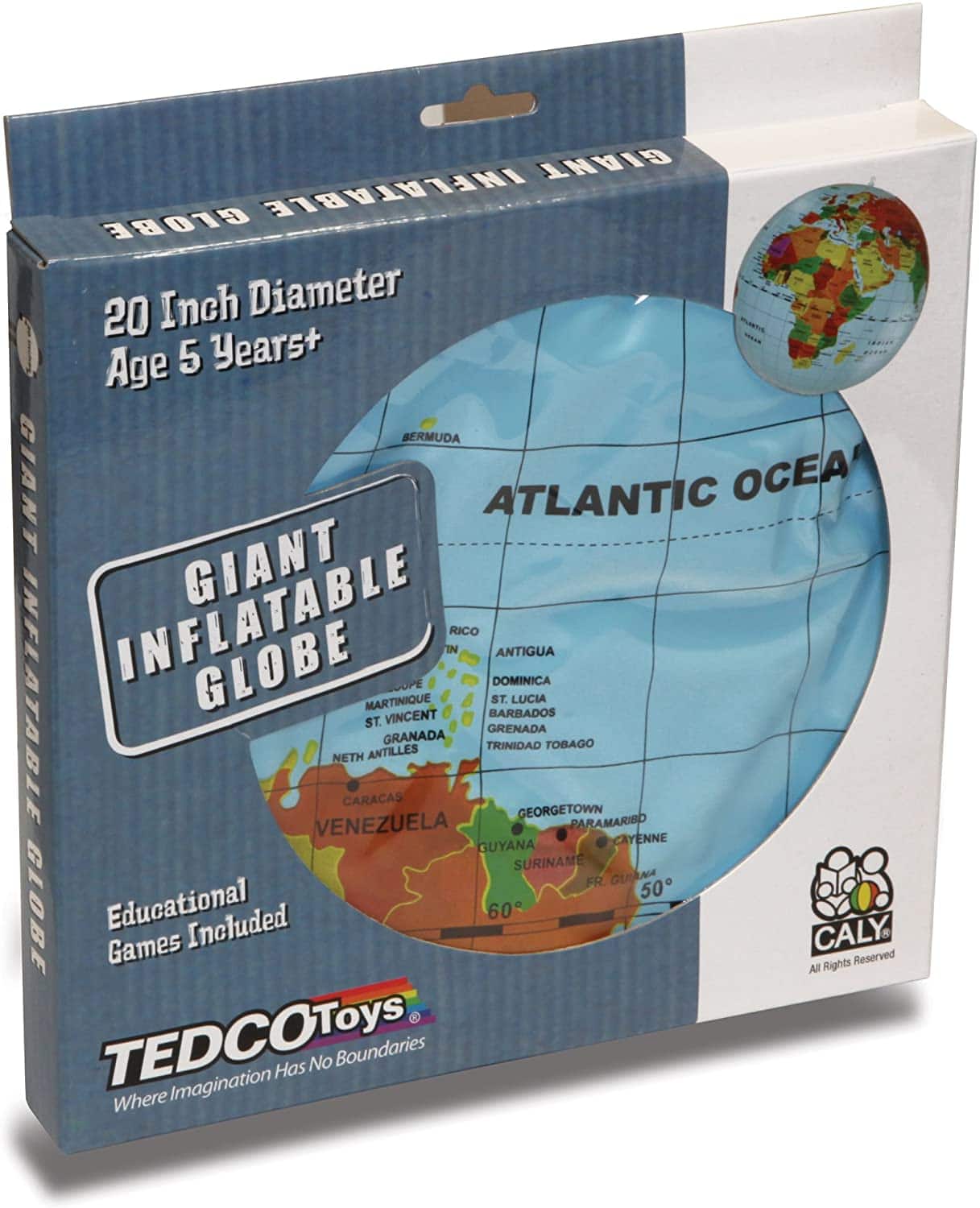 Inflatable World Globe 20 by TEDCO