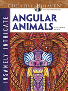 Insanely Intricate Angular Animals Coloring Book by Dover Publications
