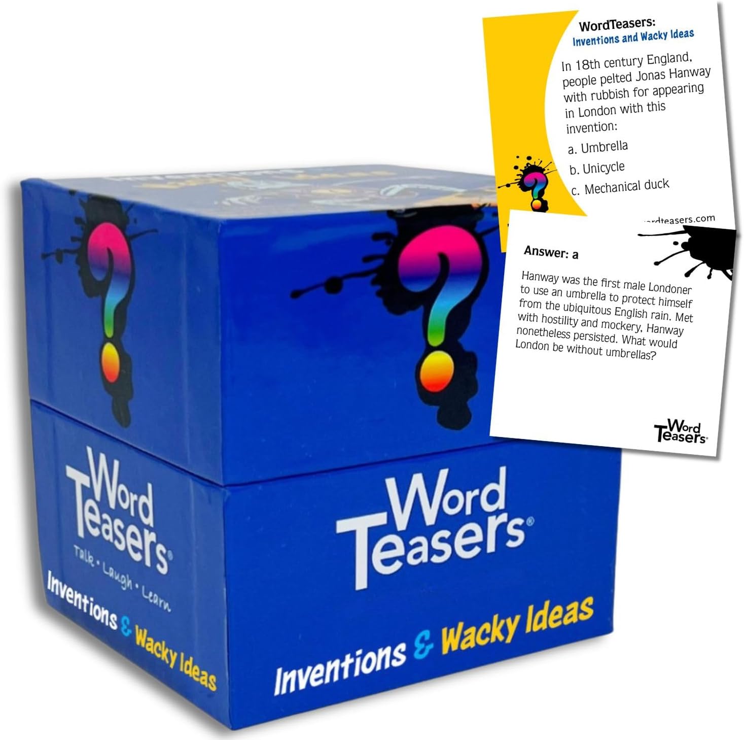Inventions and Wacky Ideas-by-Word Teasers