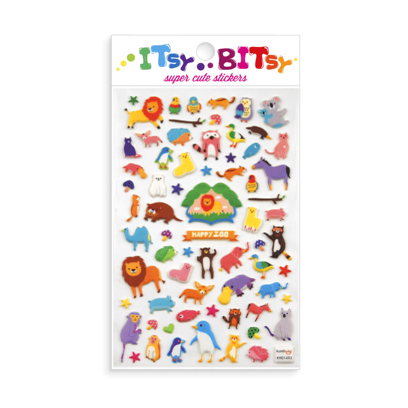 Itsy Bitsy Stickers Happy Zoo by Ooly
