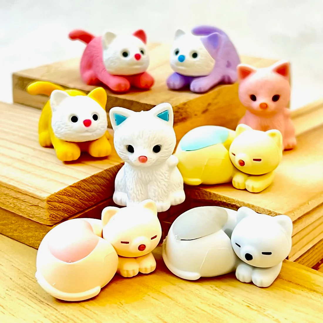 Iwako Pastel Cat Eraser-by-Iwako