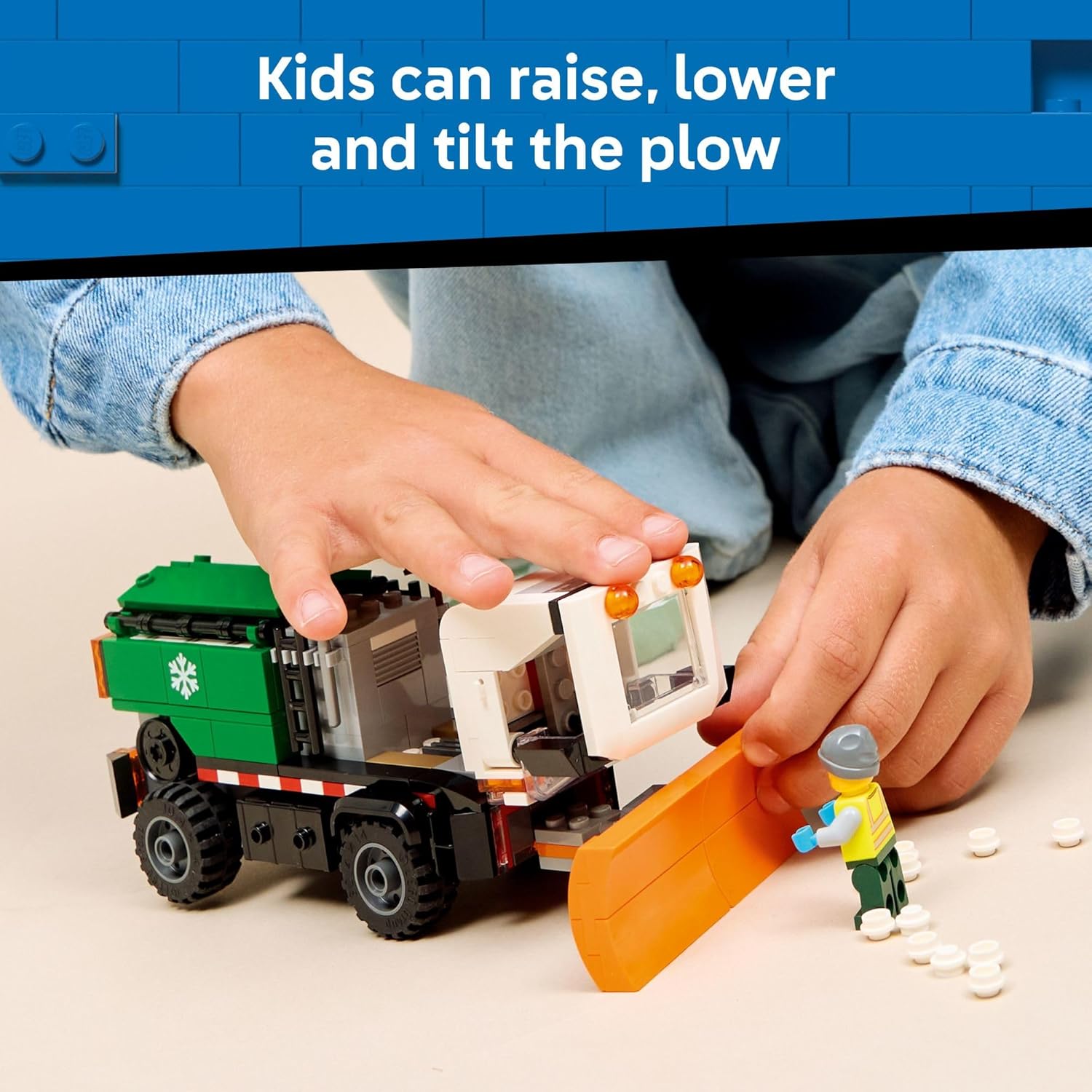 City Snowplow Truck by Lego