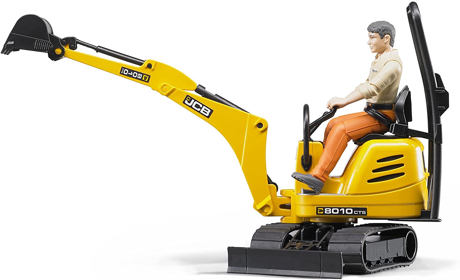 JCB Micro Excavator and Construction Worker by Bruder 1