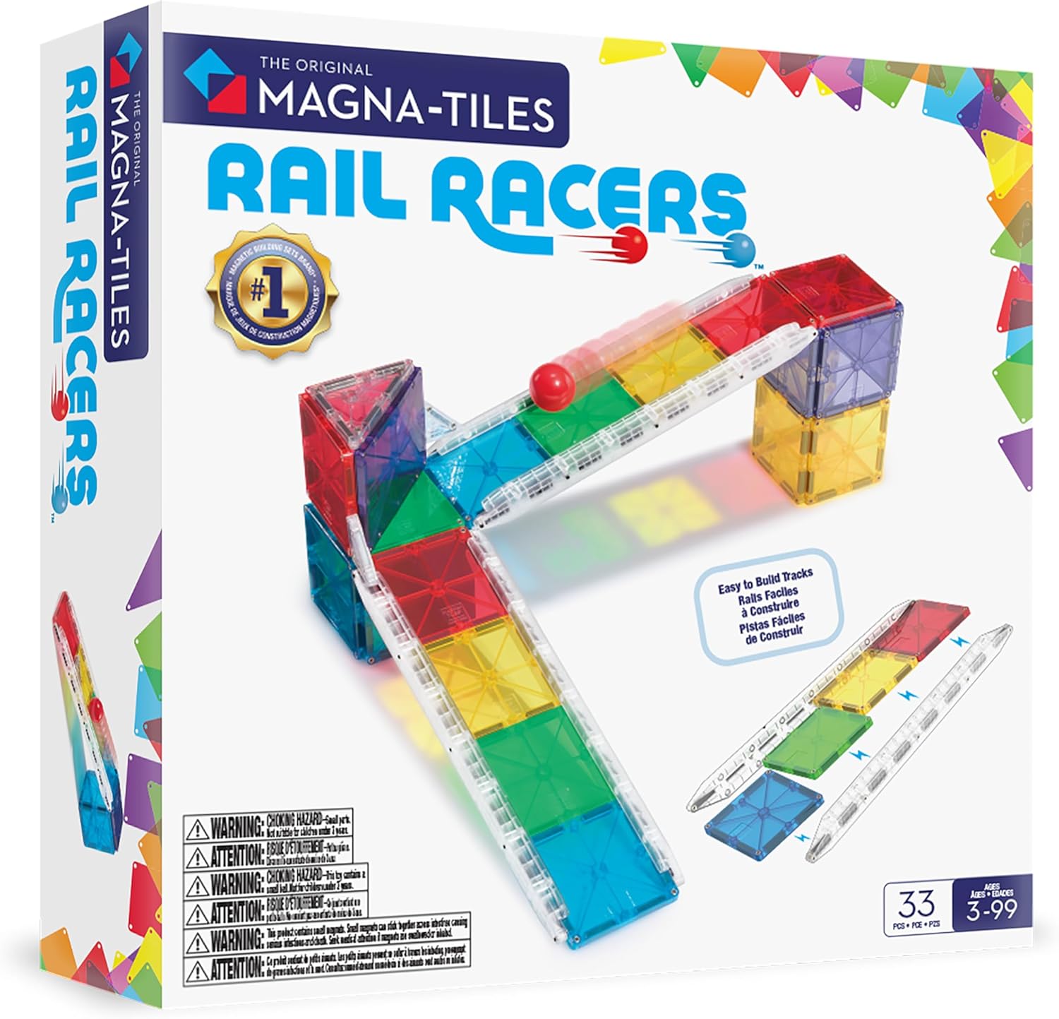 MAGNA-TILES Rail Racers by Magna Tiles