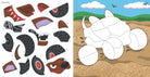 My First Color-by-Sticker Book - Monster Trucks  by Peter Pauper Press