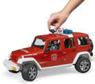 Jeep Rubicon Fire Rescue Vehicle with Fireman by Bruder 2