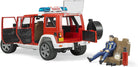 Jeep Rubicon Fire Rescue Vehicle with Fireman by Bruder 4