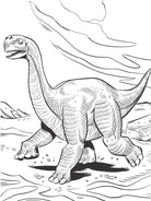 Jim Lawsons Dinosaurs Coloring Book by Dover Publications 1