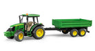 John Deere with Tipping Trailer by Bruder