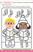 Jolly Holiday Color by Number by School Zone 5