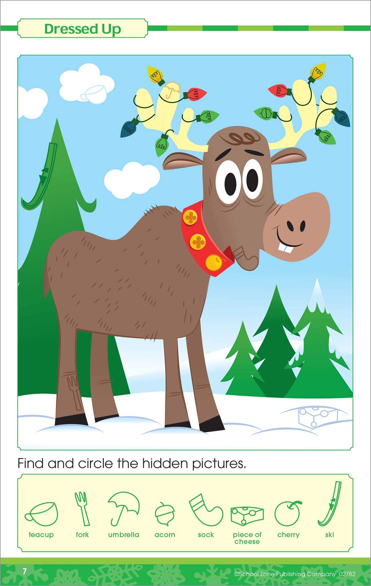 Jolly Holiday Hidden Pictures by School Zone 2