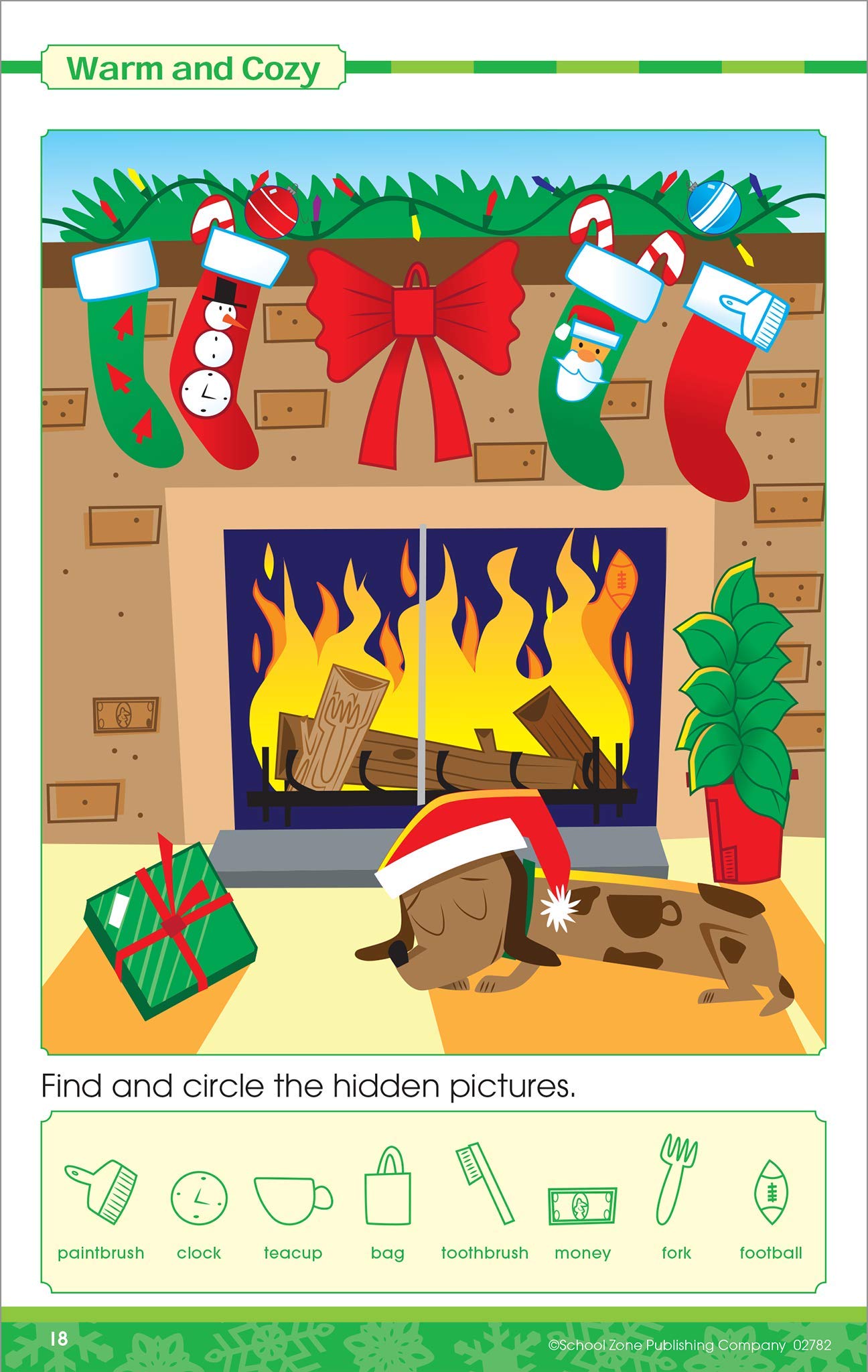 Jolly Holiday Hidden Pictures by School Zone 4