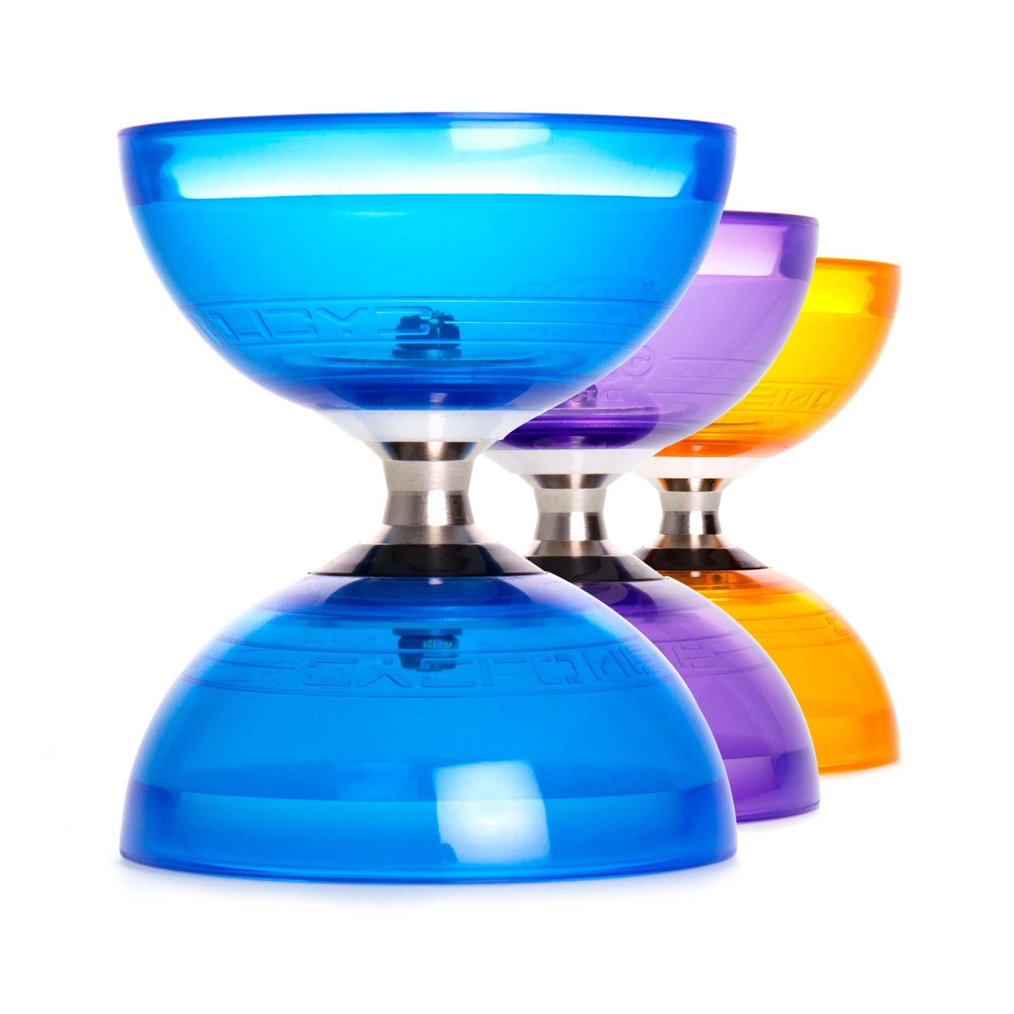 Juggle Dream Cyclone Quartz 2 Triple Bearing Diabolo by Firetoys