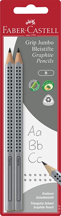 Jumbo Grip Graphite EcoPencils by Faber Castell