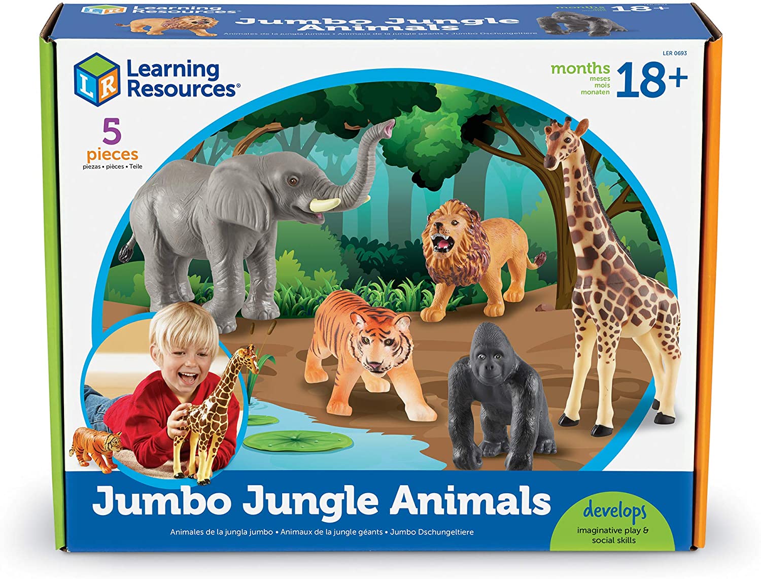 Jumbo Jungle Animals by Learning Resources 1